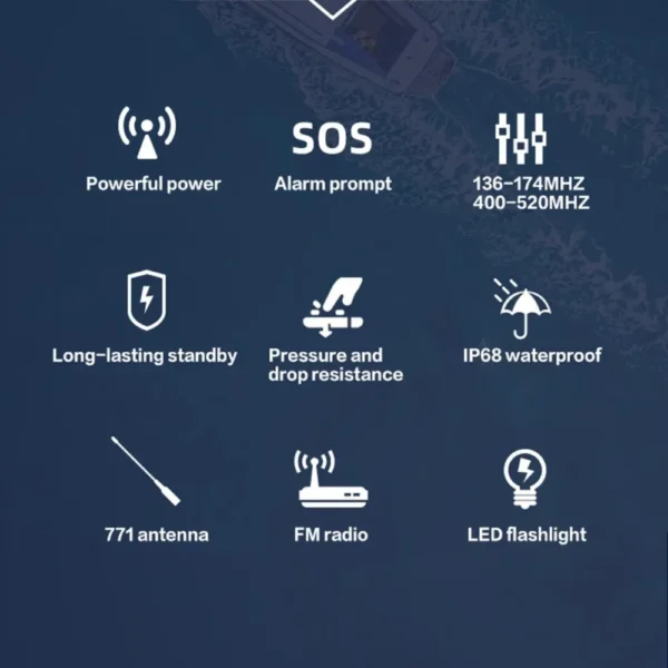 Baofeng UV-98 Pro Walkie Talkie Wireless Communication Radio Ham Transceiver For Hunting Camping Long Range Two Way Radio - Image 6