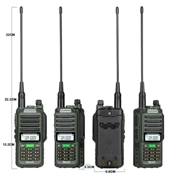 Baofeng UV-98 Pro Walkie Talkie Wireless Communication Radio Ham Transceiver For Hunting Camping Long Range Two Way Radio - Image 4
