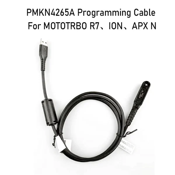 Motorola Walkie Talkie MOTOTRBO™ R7 Programming Cable PMKN4265 For ION APX N30 N50 N70 Two Way Radio