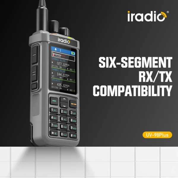Iradio UV-98 Plus With GPS Walkie Talkie 10W High Power Cross Band Repeater USB LSB CW CB SW MW LW SSB HF Multi Band Ham Radio - Image 4