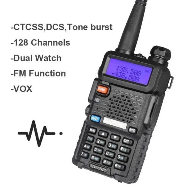 4pcs Baofeng UV-5R Walkie Talkie High Power Dual Band Long Range Portable Handheld Radio - Image 4