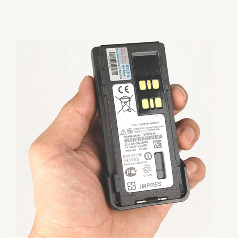 MOTOTRBO PMNN4409AR IMPRES LITHIUM ION 2200mah Battery For Motorola GP328D XiR P8668 XPR 7550 DP4800 DGP8550 DMR Radios - Image 4