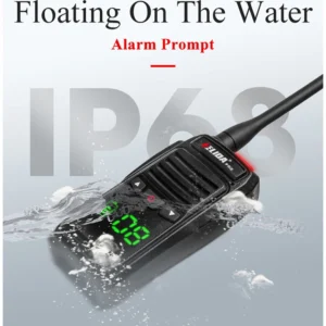 IP68 Waterproof Floating Marine Walkie Talkie 5W VHF UHF Amateur Two Way Radio for Boating