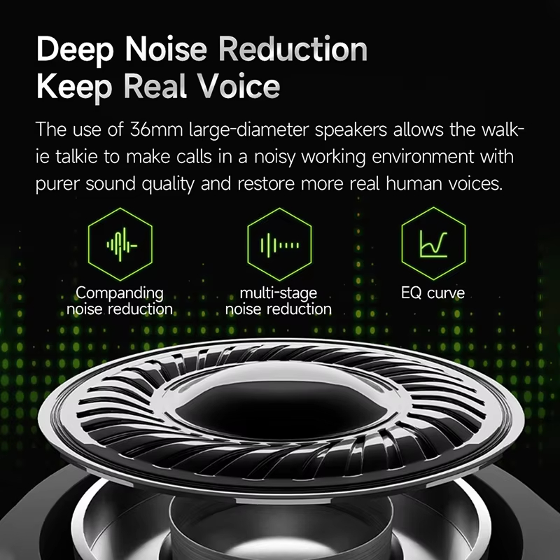 Beebest Ultra-Thin Walkie-Talkie A306 Support Bluetooth Headset App Writing Frequency Two way Radio For Hotel Security Outdoor - Image 2